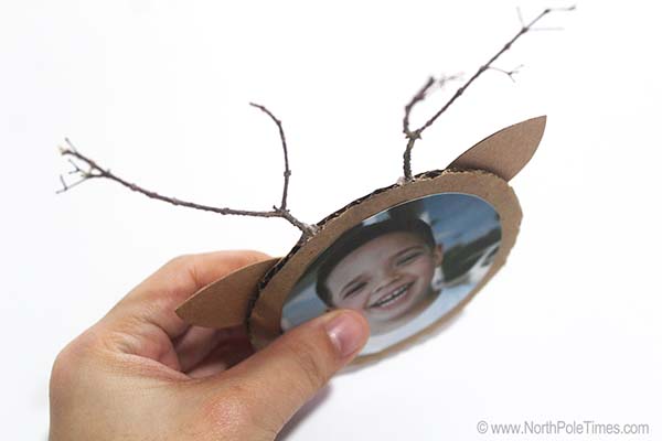 [Rudolph Reindeer Photo Ornament]