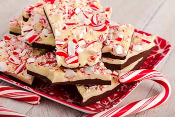 [Chocolate Peppermint Bark ]