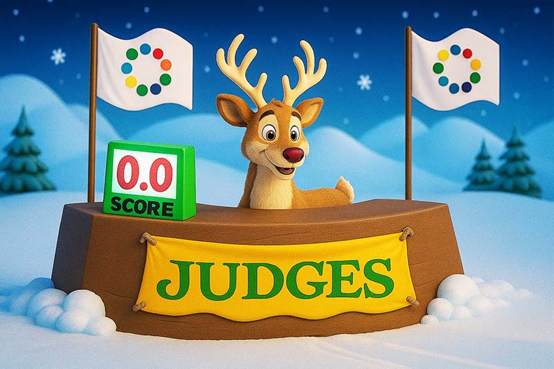 [Reindeer Games: Figure Skating Begins!]