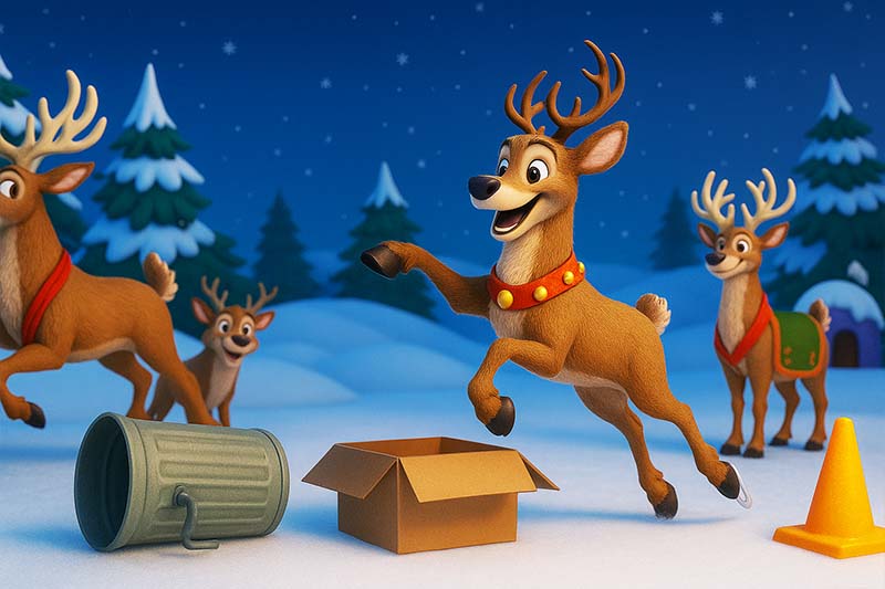 [Reindeer Games: Obstacle Course Challenge]