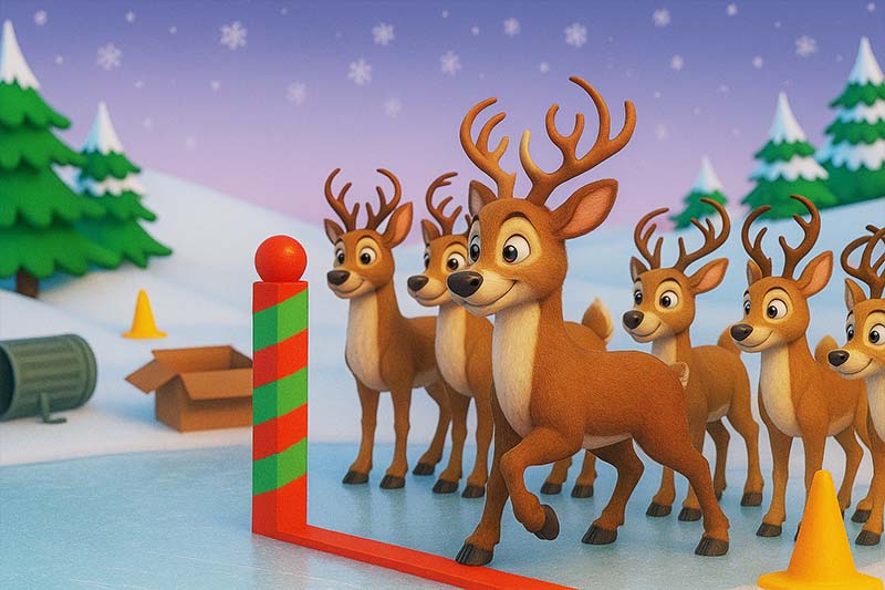 [Reindeer Games: Obstacle Course Day 2]