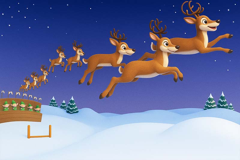 [Reindeer Games: 2222 Mile Marathon Begins]