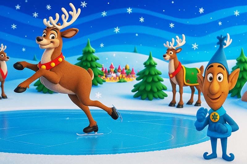 [Reindeer Games: Figure Skating Begins!]