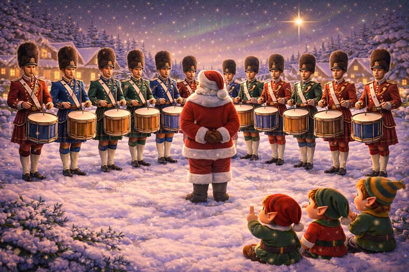 [On the Twelfth Day of Christmas: Drummers Drumming]