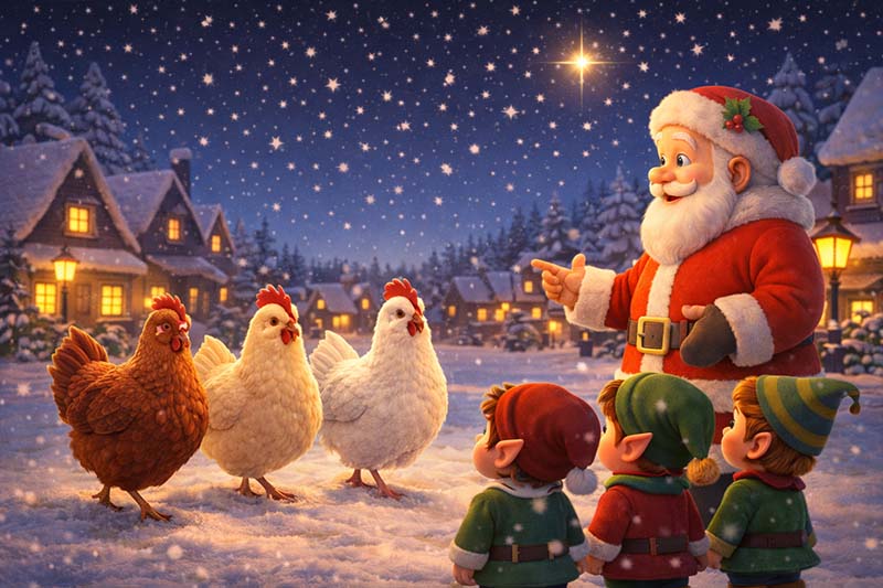 [On the Third Day of Christmas: French Hens]