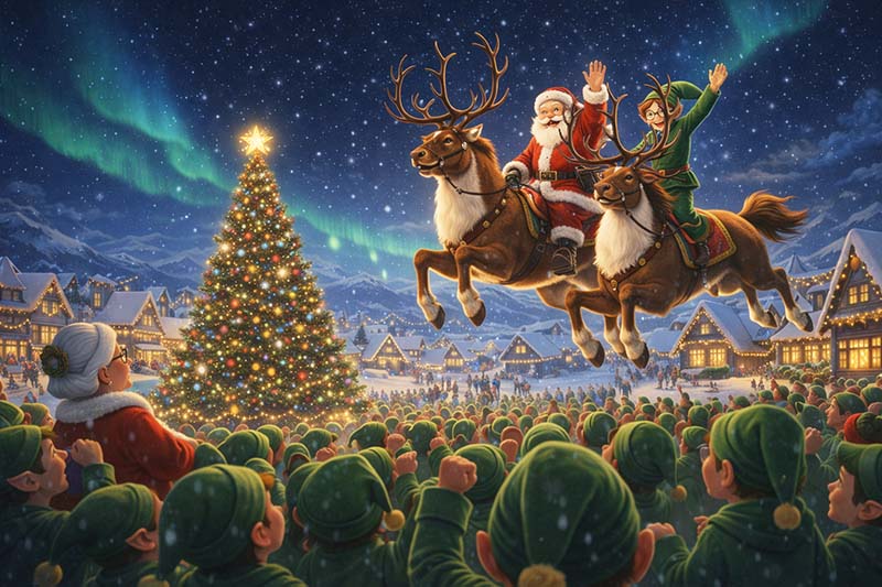 [BREAKING NEWS - SANTA BACK HOME]