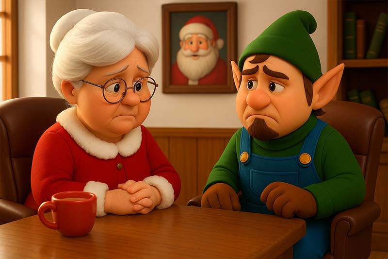 [Elves Plot a Snack Showdown]