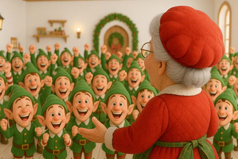 [Mrs. Claus Orders a Snack Swap]