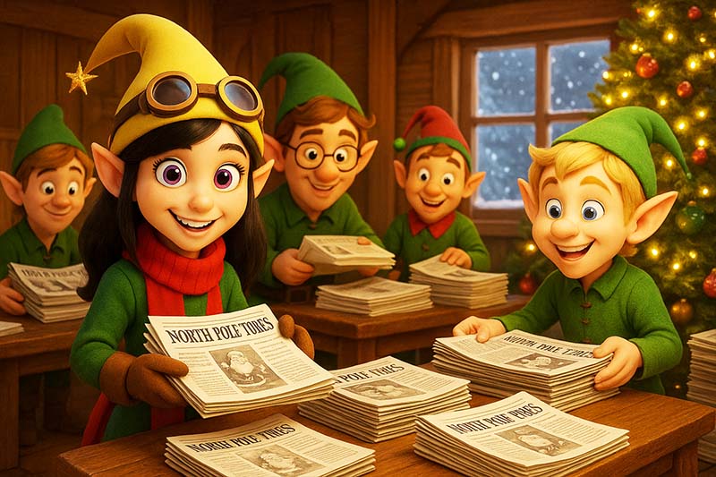 [North Pole to Open Santa's Presses]