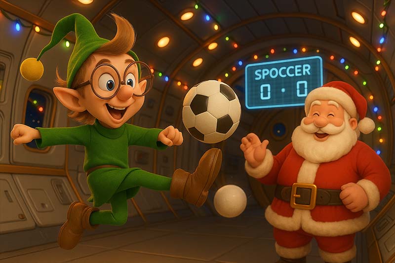 [Santa Sends an Email From Space]