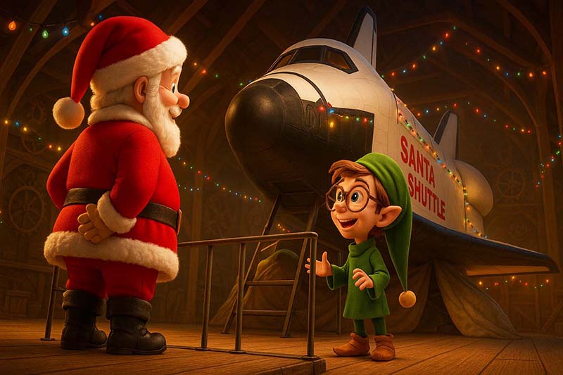 [Waldo Reveals Gizmo Elf’s Secret Invention]