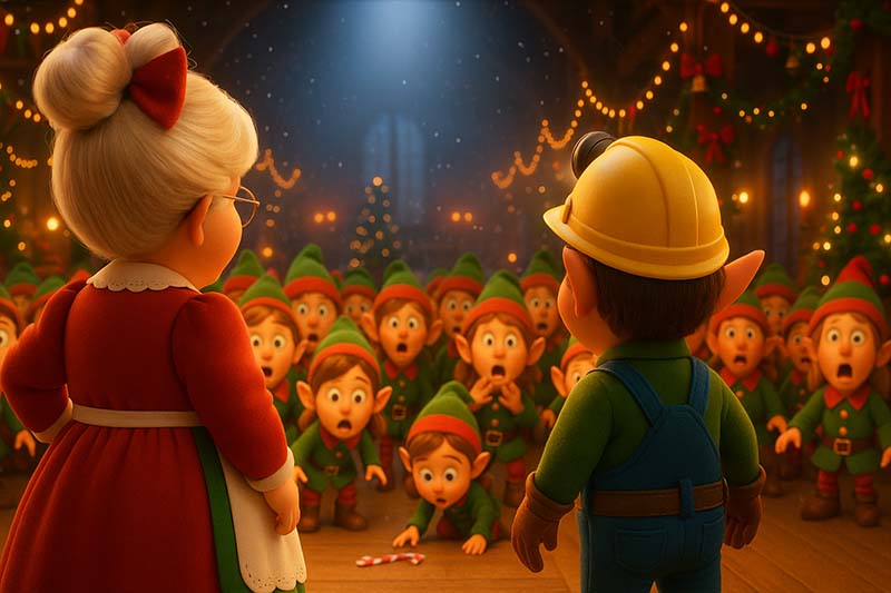 [Mrs. Claus Faces Tough Christmas Decision]